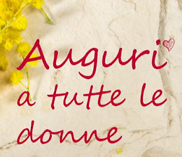 Iniziativa per festeggiare la festa delle donna al teatro dell'oratorio