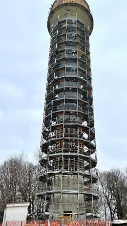 Torre dell'acquedotto, in corso l'intervento di adeguamento sismico