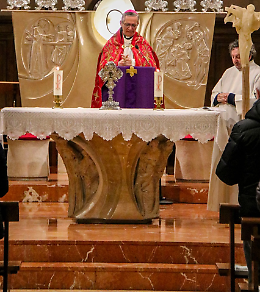 Visita pastorale, Via Crucis con  il vescovo Gianotti