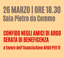 Concerto: "Confido negli amici di argo"