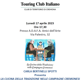 Carla Bertinelli Spotti presenta “La cucina della tradizione nelle campagne cremonesi”