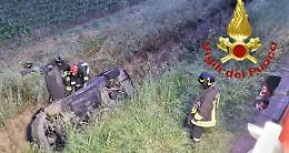 Fuori strada in provincia di Lodi, trasportato al Maggiore di Cremona