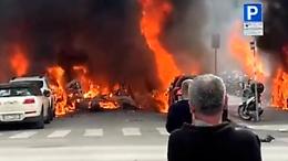 Esplosione e incendio in centro a Milano