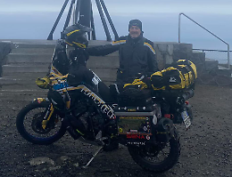 Solidarietà, con la moto fino in Afghanistan per aiutare i bambini