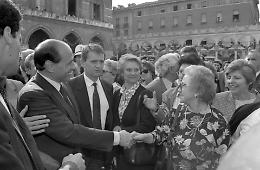 Berlusconi trent'anni fa a Cremona per il Festival Monteverdi