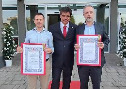 CRI Casalmaggiore conferisce a Synlab la Medaglia di Benemerenza