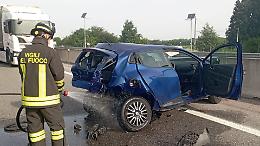 Incidente sul raddoppio della Paullese, grave una trentenne 