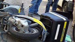 Postina 28enne cade dalla moto, trasportata in ospedale a Crema