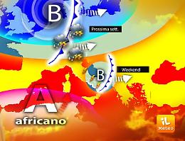 Temporali fino a mercoledì poi arriva l'anticiclone africano