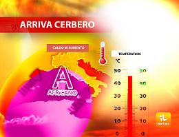 Tempo instabile al Nord, da domani arriva Cerbero con picchi oltre i 40 gradi
