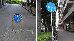 «Segnali stradali? Uno contraddice l’altro»