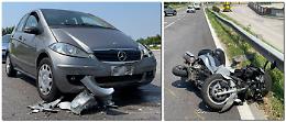 Ennesimo scontro tra scooter e auto: grave centauro 58enne