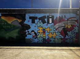 Murales a Ponte Adda firmati dai ragazzi