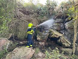 Da Crema alla Sardegna: lavoro anticendio per i volontari della Protezione civile