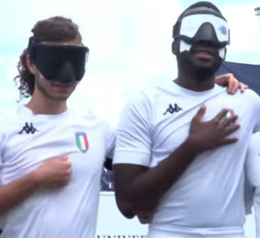 Calcio a 5 non vedenti, pareggio dell'Italia grazie ai giocatori del Crema