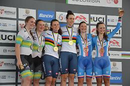 Mondiali Junior: Federica Venturelli ha vinto il titolo anche nella Madison