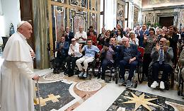 Anmil, l'abbraccio del Papa agli invalidi del lavoro