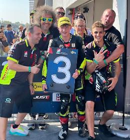 Moto: Borrelli continua a stupire e chiude terzo