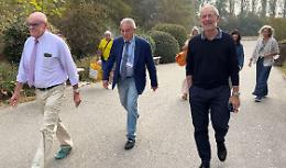 Ospedale Oglio Po, visita dell'assessore al Welfare Guido Bertolaso