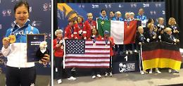  Liqin Wei vince l’oro con la nazionale italiana ai Campionati del Mondo Master