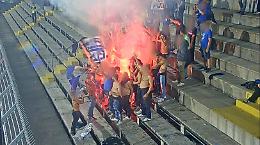 Fumogeni in curva durante Pergolettese-Pro Patria, indagato ultrà bustocco di 17 anni