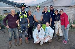 Alluvione, le Aquile in azione nella Toscana allagata