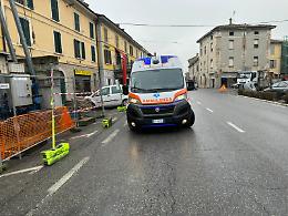 Investimento di un pedone in pieno centro