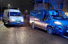 Incidente, il furgone dei Pantelù ko: lievemente ferito un volontario 71enne