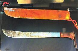 Aggredisce un uomo con il machete, denunciato 51enne