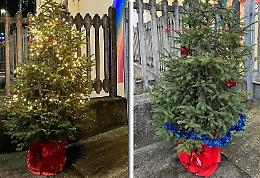 Atto vandalico contro l'Avis: distrutte le palline dell'albero di Natale