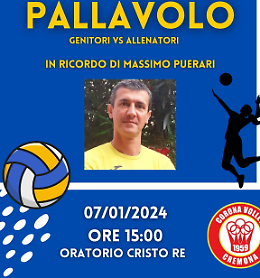  A Cristo Re pallavolo solidale nel ricordo di Massimo Puerari