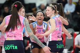 Volley. Riecco la Vbc: due punti contro Trento