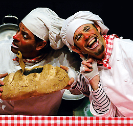 L'omino del pane e l'omino della mela. Teatro per famiglie