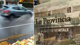 La titolare dell'edicola in via Milano: «Noi, fradici quando piove»