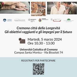 Conferenza: Cremona città della Longevità