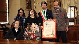 Mina Gregori è Cittadina Benemerita, una vita dedicata alla conoscenza
