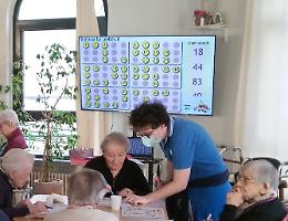 Tombola più facile grazie al maxi schermo