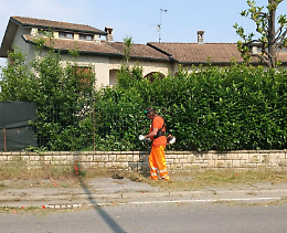Al via gli sfalci nelle aree verdi comunali