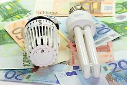 Spese per luce e gas: una famiglia su 20 non riesce a pagare