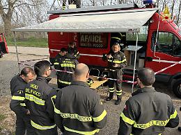 Vigili del fuoco, concluso il corso di formazione TAS 1 per 12 operatori