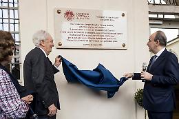 Università Cattolica, svelamento della targa dedicata alla Fondazione Arvedi Buschini