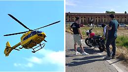Scontro tra due moto in via Gerardo, 20enne ferito
