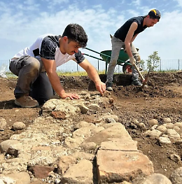 Presentazione degli scavi archeologici presso la villa