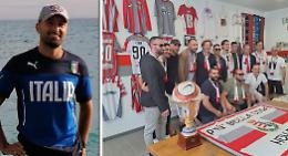 Festa grande per l'inaugurazione del club grigiorosso Emiliano Magni