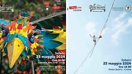 Fatf, sabato 25 il gran finale con il ‘volo’ dell'uccello colorato e il funambolo Spaccasassi
