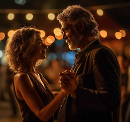 Serata di ballo e musica dal vivo all'aperto