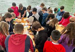Adda da scoprire sul battello-scuola