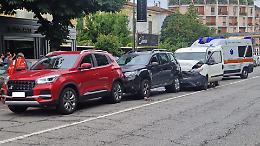 Tamponamento in viale Po, sette persone coinvolte
