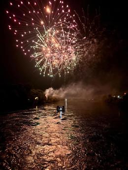 In tantissimi per la 'Notte dei Fuochi' sul fiume Adda 