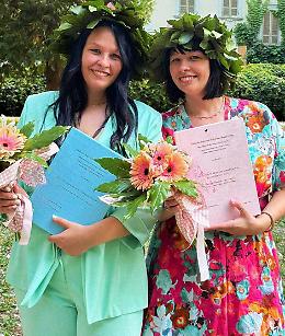 Erika e Francesca, lauree ‘gemelle’ 